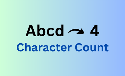 Character Count by e-SmallTools